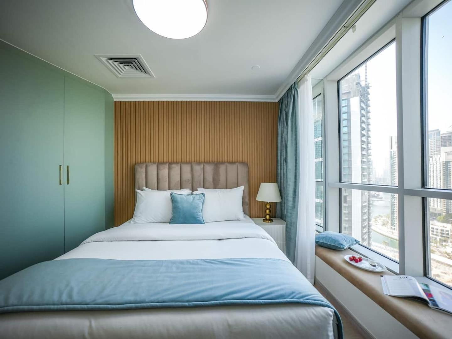 Deluxe 3 Bedroom With Marina & Sea View Dubai Esterno foto