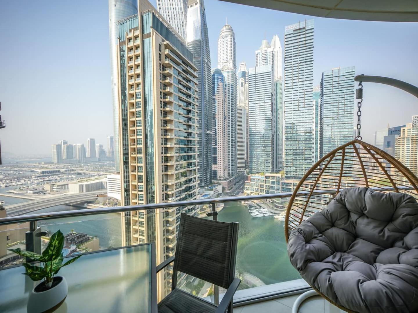 Deluxe 3 Bedroom With Marina & Sea View Dubai Esterno foto