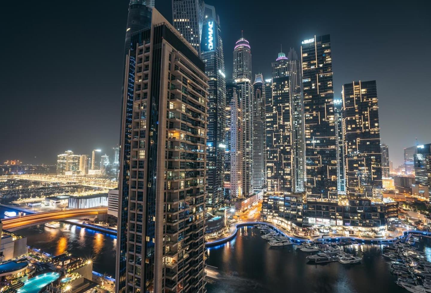 Deluxe 3 Bedroom With Marina & Sea View Dubai Esterno foto
